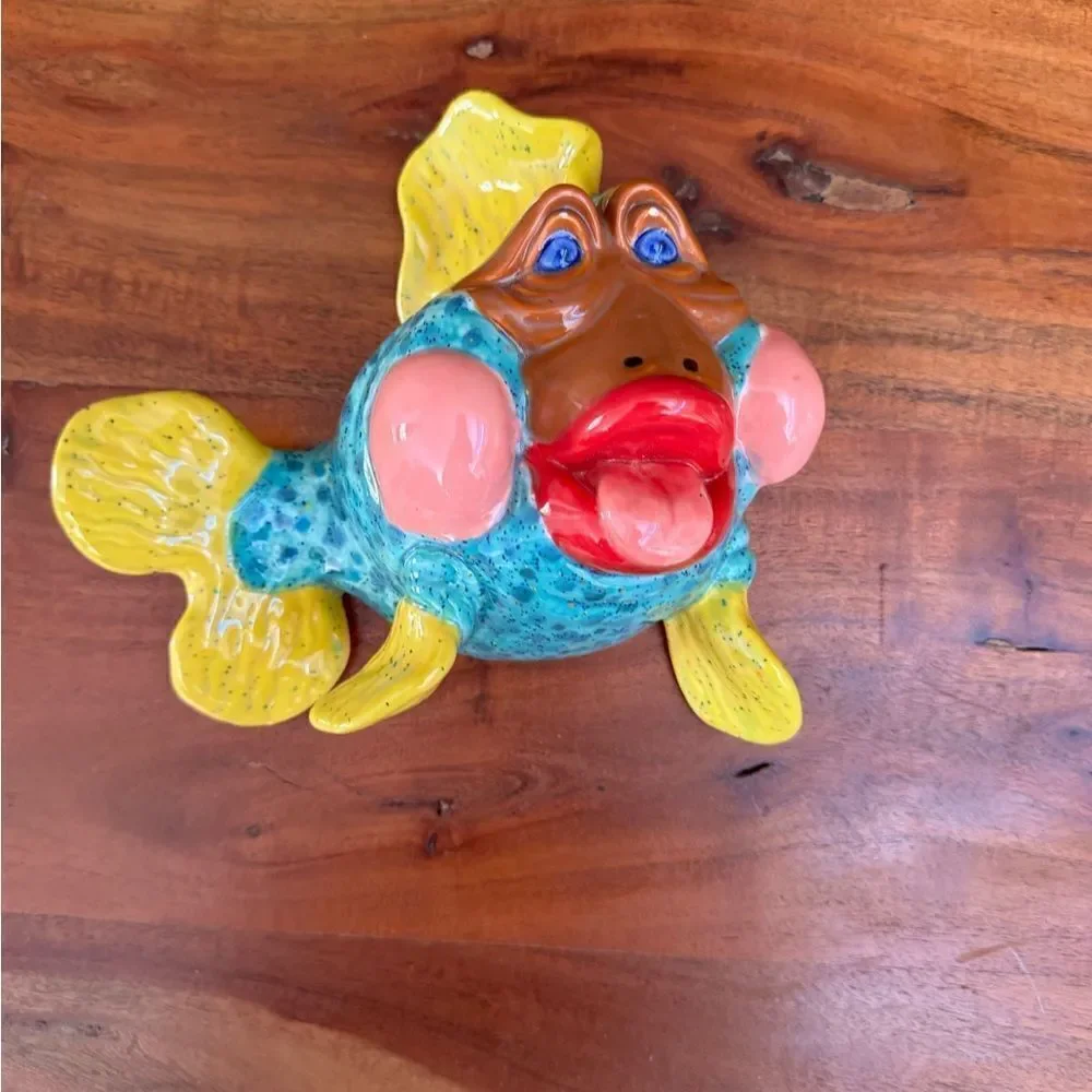 Colorful Ceramic Fish Decor - Picture 2 of 7